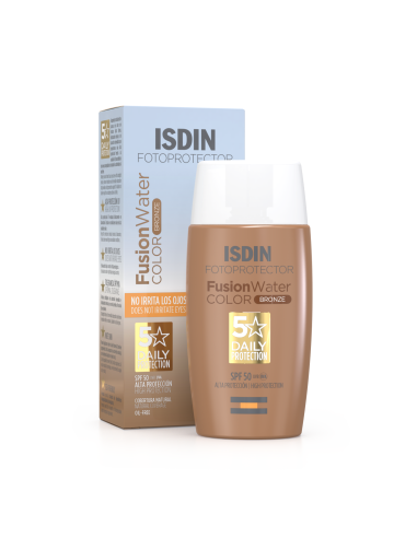 FOTOPROTECTOR FUSION WATER COLOR BRONZE SPF50 ISDIN 50 ML